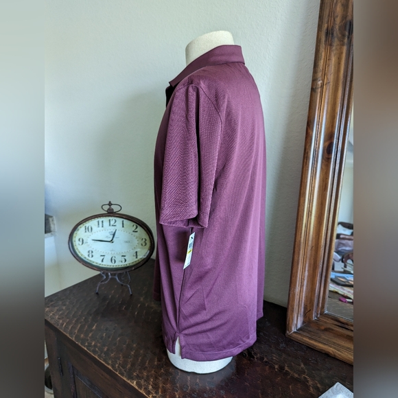 NWT Van Heusen Burgundy Polo - Picture 2 of 5